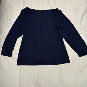 Navy Blue Dress Shirt- Ann Taylor